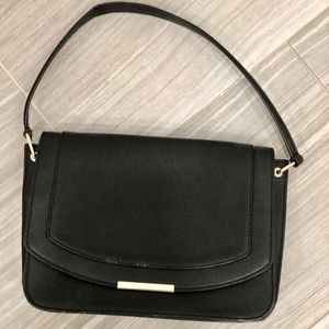 Kate space black shoulder bag
